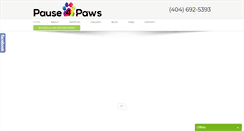 Desktop Screenshot of mypause4paws.com
